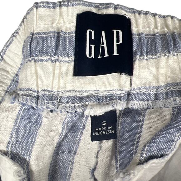 Gap NWT Linen Shorts Size Small Lightweight Striped - Picture 6 of 7